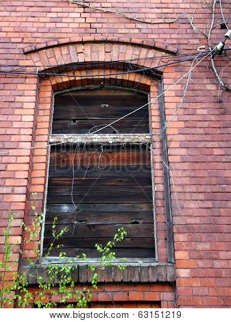 Old Wall With Window