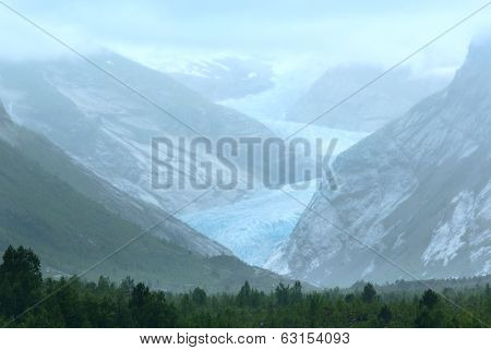 View To Nigardsbreen Glacier (norway)