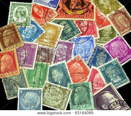 German Reich postage stamps
