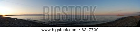 Gerani Sunset Panorama