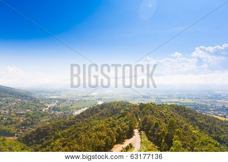 Village Thaton In The Thailand, Airview