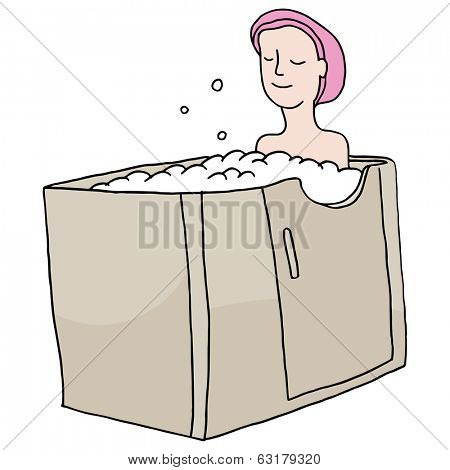 An image of a walk-in bathtub.