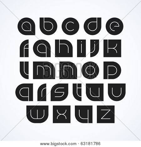 Alphabet letters. Vector.