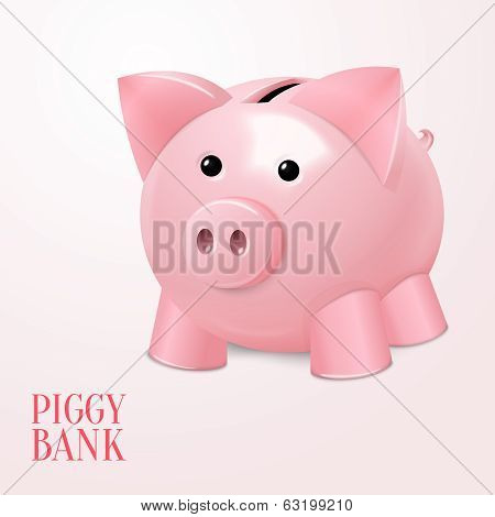 Piggy bank poster