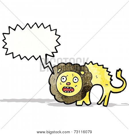 cartoon lion