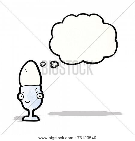 egg in eggcup cartoon