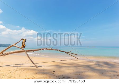 Paradisiac beach of Patong, Koh Phuket in Thailand