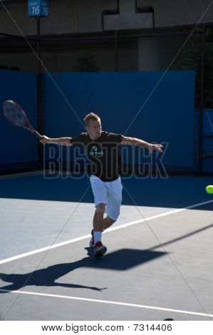 เทนนิสออสเตรเลียเปิดการแข่งขัน 2010 ออสเตรเลีย Lleyton ฮิววิท เมลเบิร์น