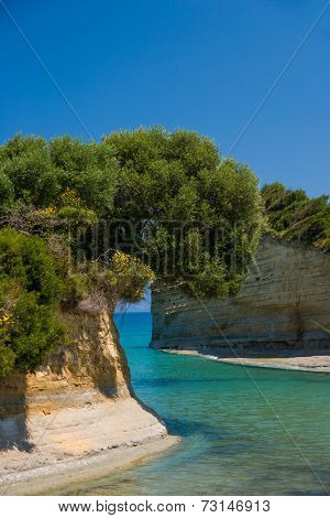 SIdari on the island of Corfu Greece