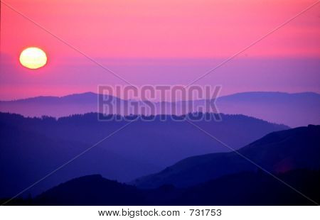 Puesta de sol Marin
