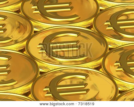 Golden Euro-Münzen