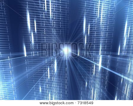 digitale abstract blue background