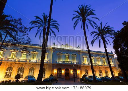 Cartagena Obras del Puerto sunset Murcia Spain