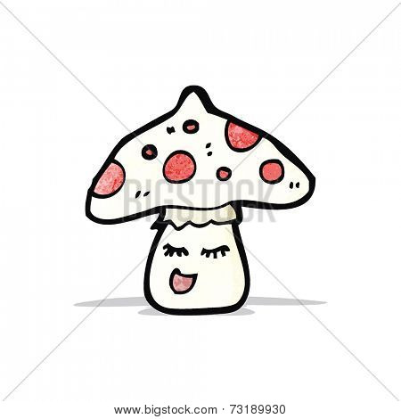 cartoon toad stools