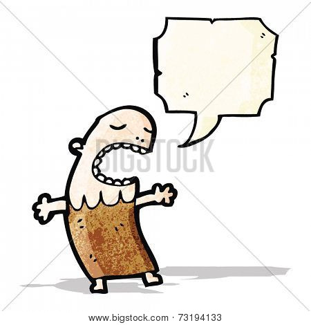chanting tribesman cartoon