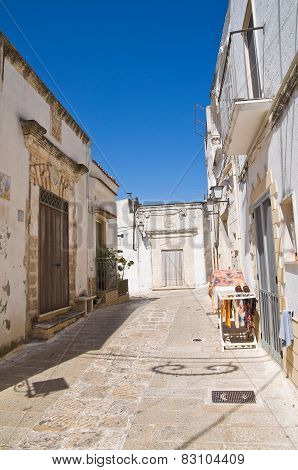Alleyway. Laterza. Puglia. Italy.