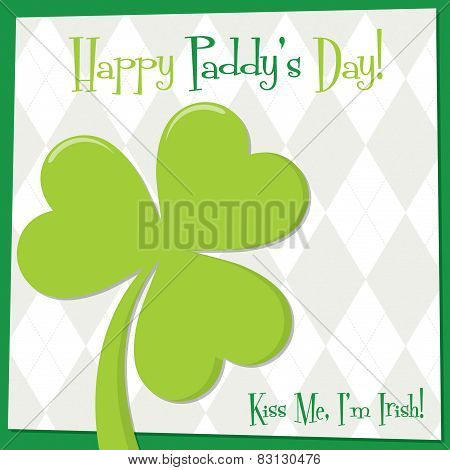 Funky Bright St. Patrick's Day Card In Vector Format.