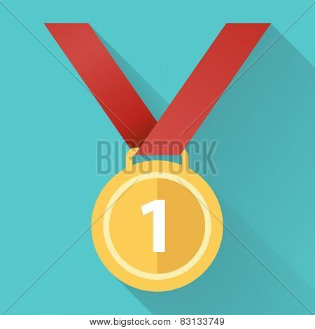 medal flat icon