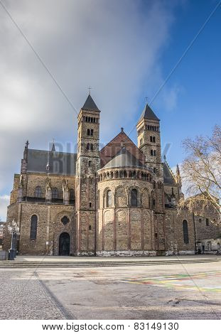 Saint Servatius Church At The Vrijthof In Maastricht
