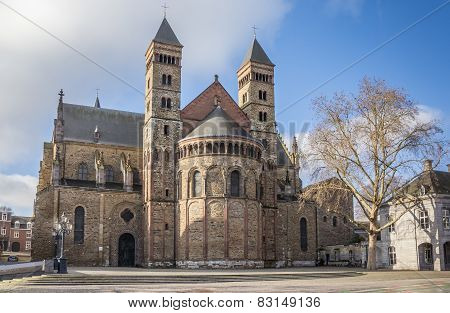 Saint Servatius Church At The Vrijthof In Maastricht
