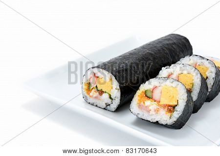 Seafood Rolled Sushi