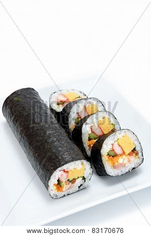 Seafood Rolled Sushi