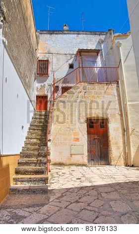 Alleyway. Laterza. Puglia. Italy.
