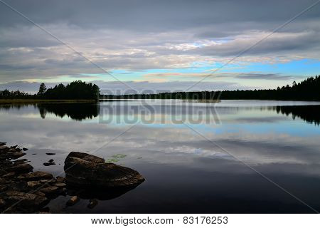White Nights. Northern Karelia, Russia