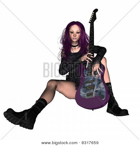Goth pige Guitarist - 3