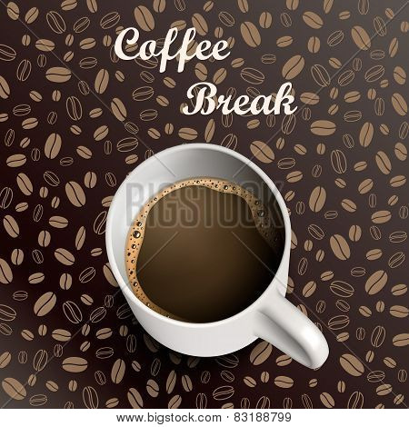 Mug coffee background