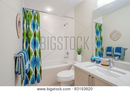 Modern bathroom interior