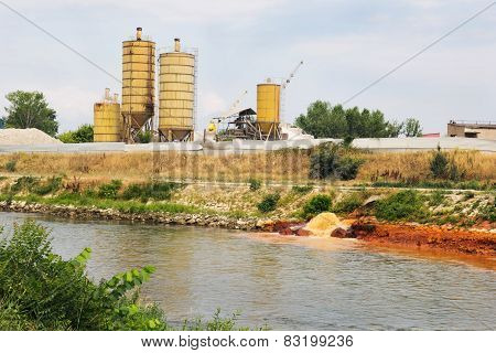 Polluted River