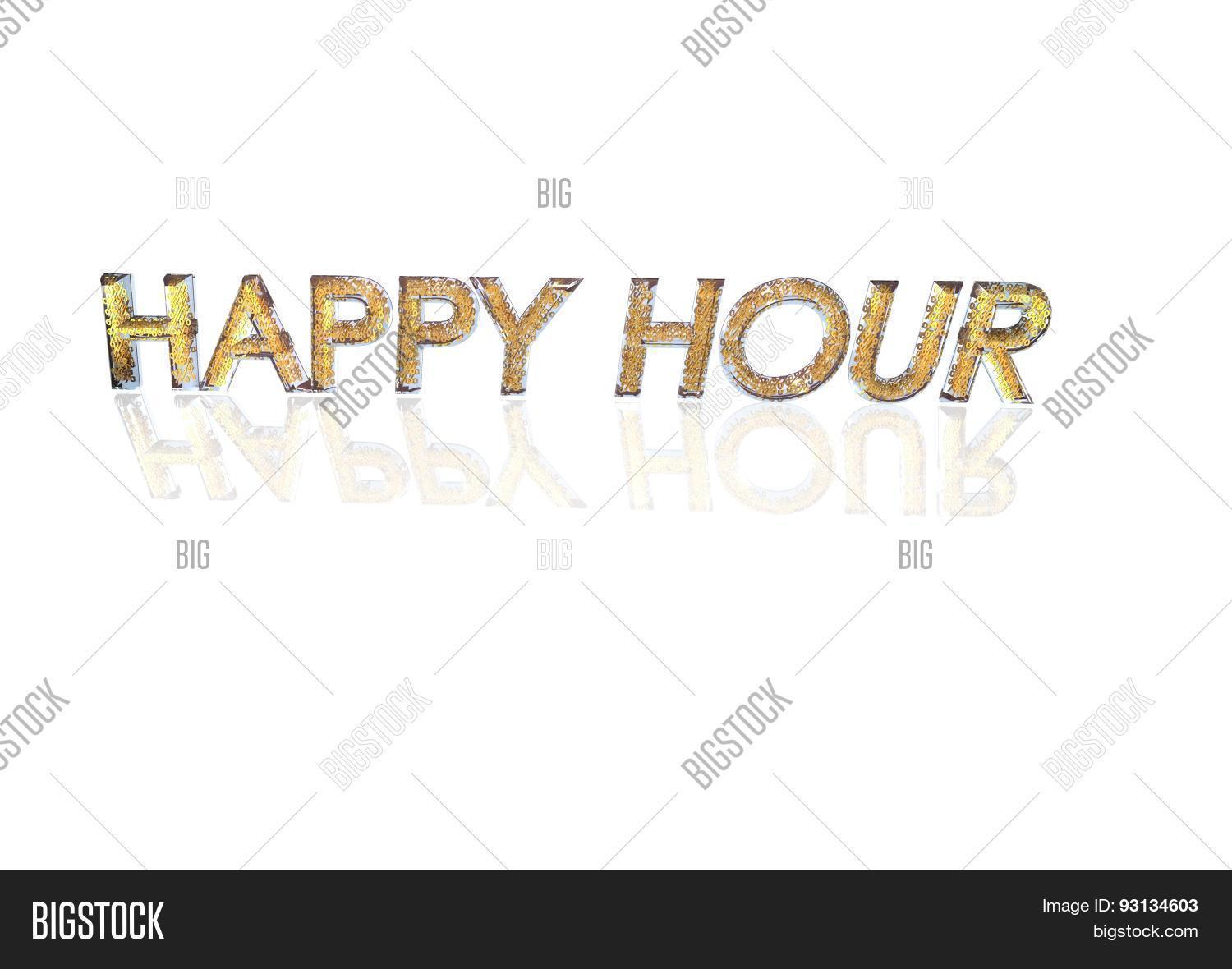 Word Happy Hour Made Image & Photo (Free Trial) Bigstock