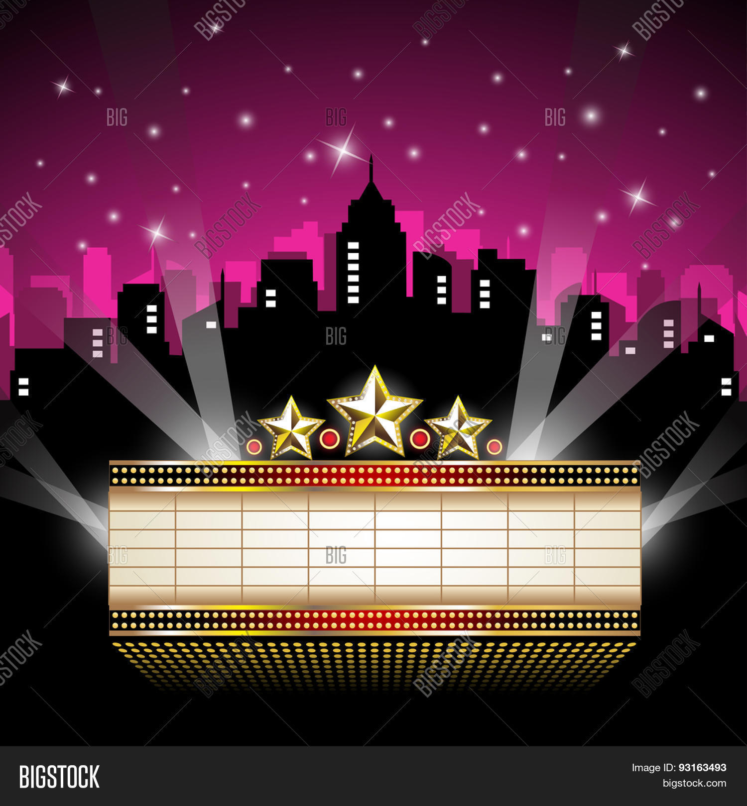 Marquee Sign Front Vector & Photo (Free Trial) Bigstock