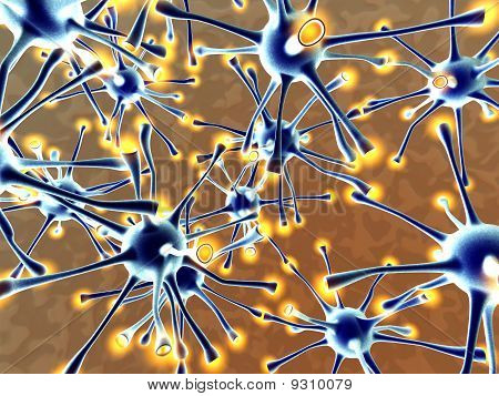 Rede neuronal.