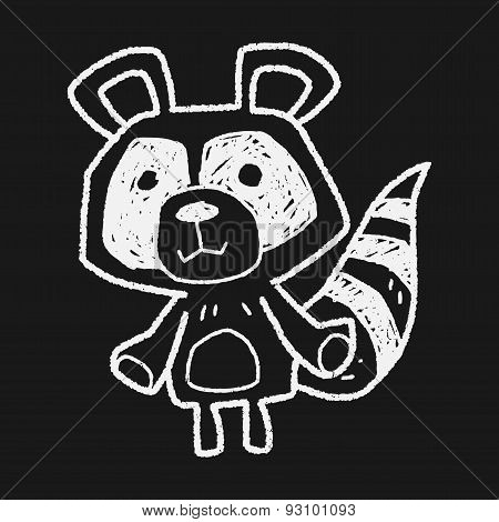 Raccoon Doodle