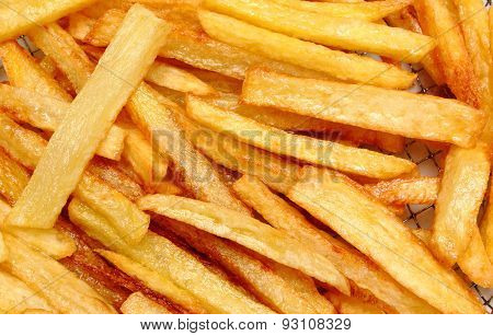 French Fries Fried In Oil
