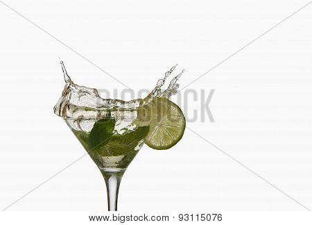 Mojito cocktail splash