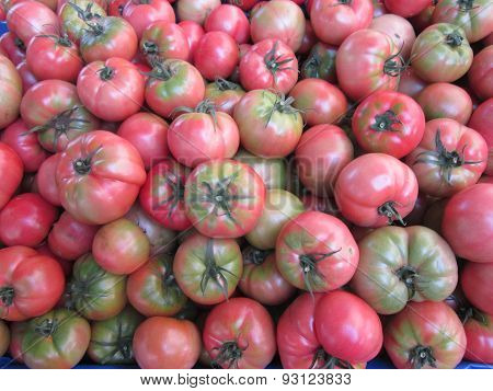Various vegetables are on sale in the Asian markets