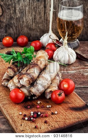 Grilled Turkey Sausages With Beer