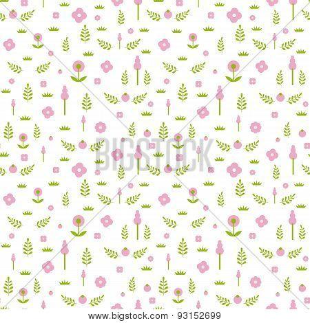 Flower seamless pattern