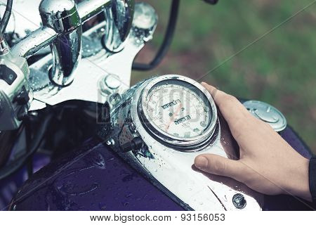 The Motorcycle Driver Stoke Gas Tank