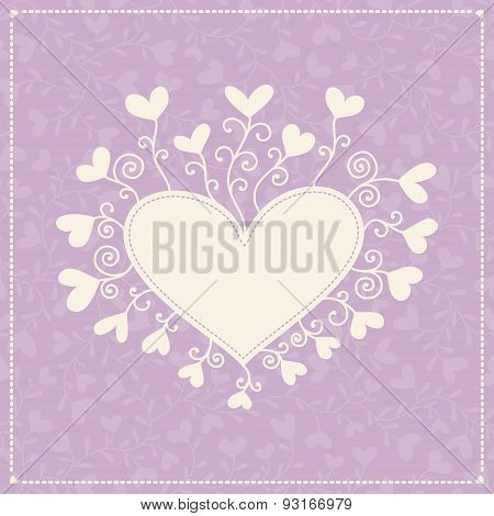 Background With Hearts