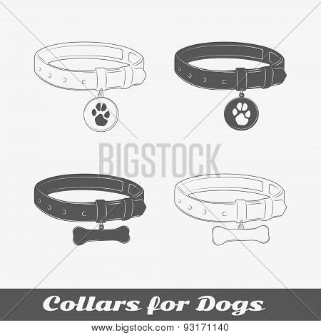 Silhouette Collars For Dogs