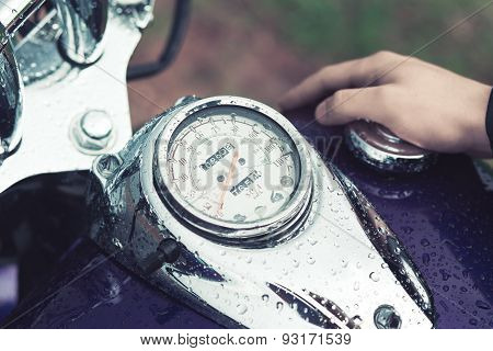 The Motorcycle Driver Stoke Gas Tank