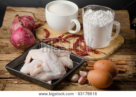Aw Chicken Wings With Spices - Ready For Cooking