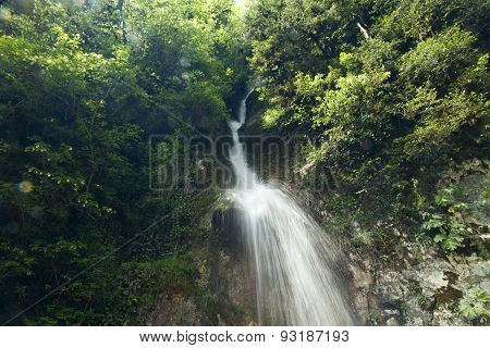 Falls In Mountains