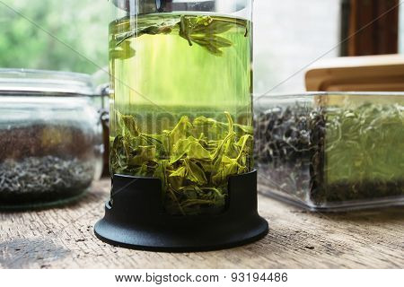 Tea in french press