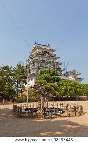 Main Keep Of Fukuyama Castle, Japan. National Historic Site