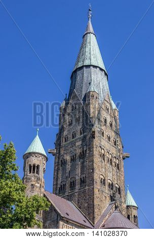 Tower Of The St. Antonius Basilica In Rheine